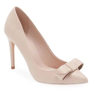 Ted Baker London Zafini bow pointed toe leather pump